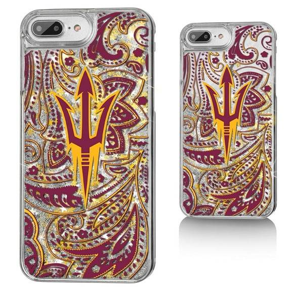 Arizona State Sun Devils iPhone Glitter Paisley Design Case