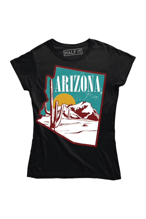 Arizona Sunset Map State Home Pride Women's T-Shirt