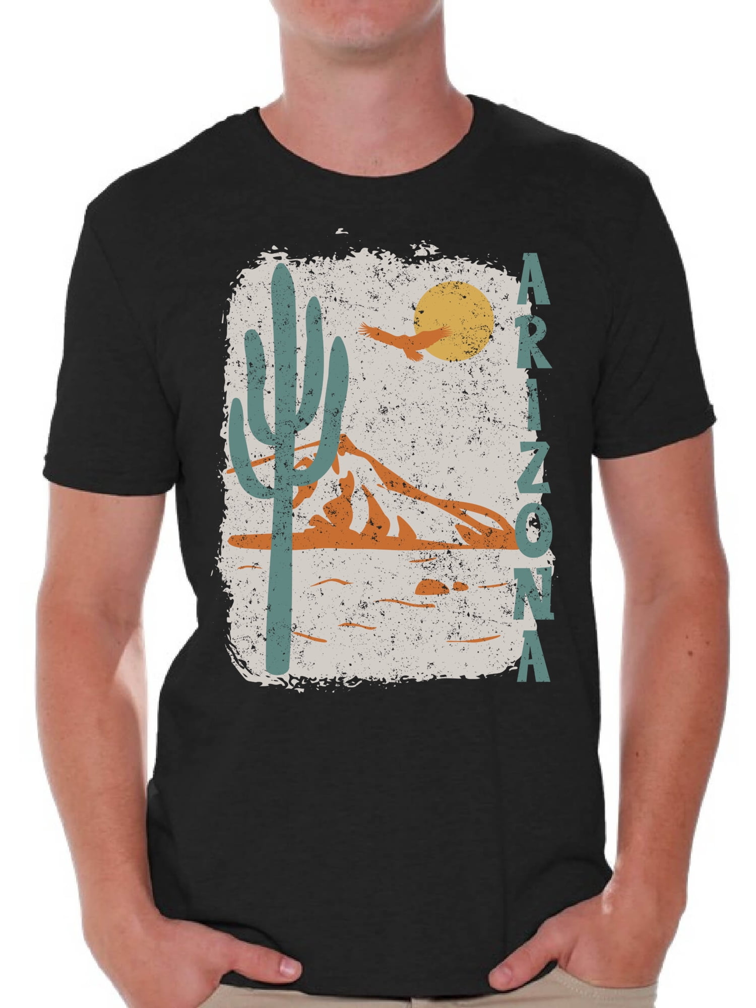 T-shirts Graphic - AZ Men State Souvenir Arizona Novelty USA Gift for -