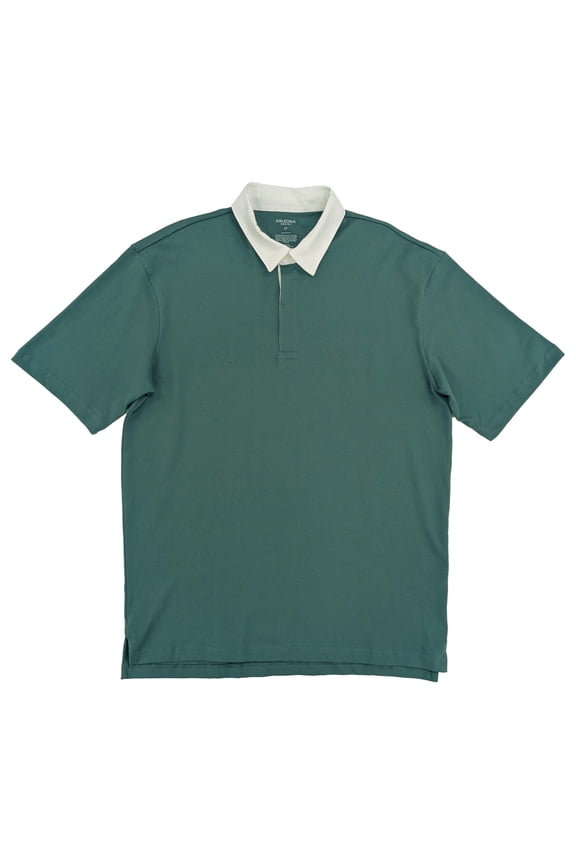 Tall Mens Silverpine Short Sleeve Classic Fit Rugby Polo Shirt 5XLT
