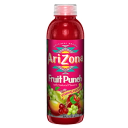 Arizona Tea Fruit Punch Tallboys 20 Oz Plastic Bottles Pack of 24