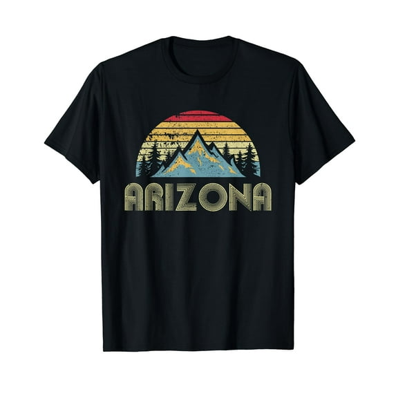 Arizona Tee Retro Vintage Mountains Nature Hiking T-Shirt