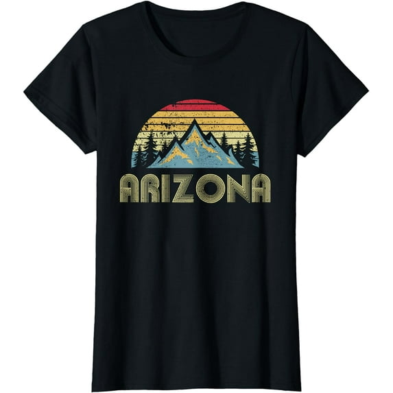 Arizona Tee - Retro Vintage Mountains Nature Hiking T Shirt
