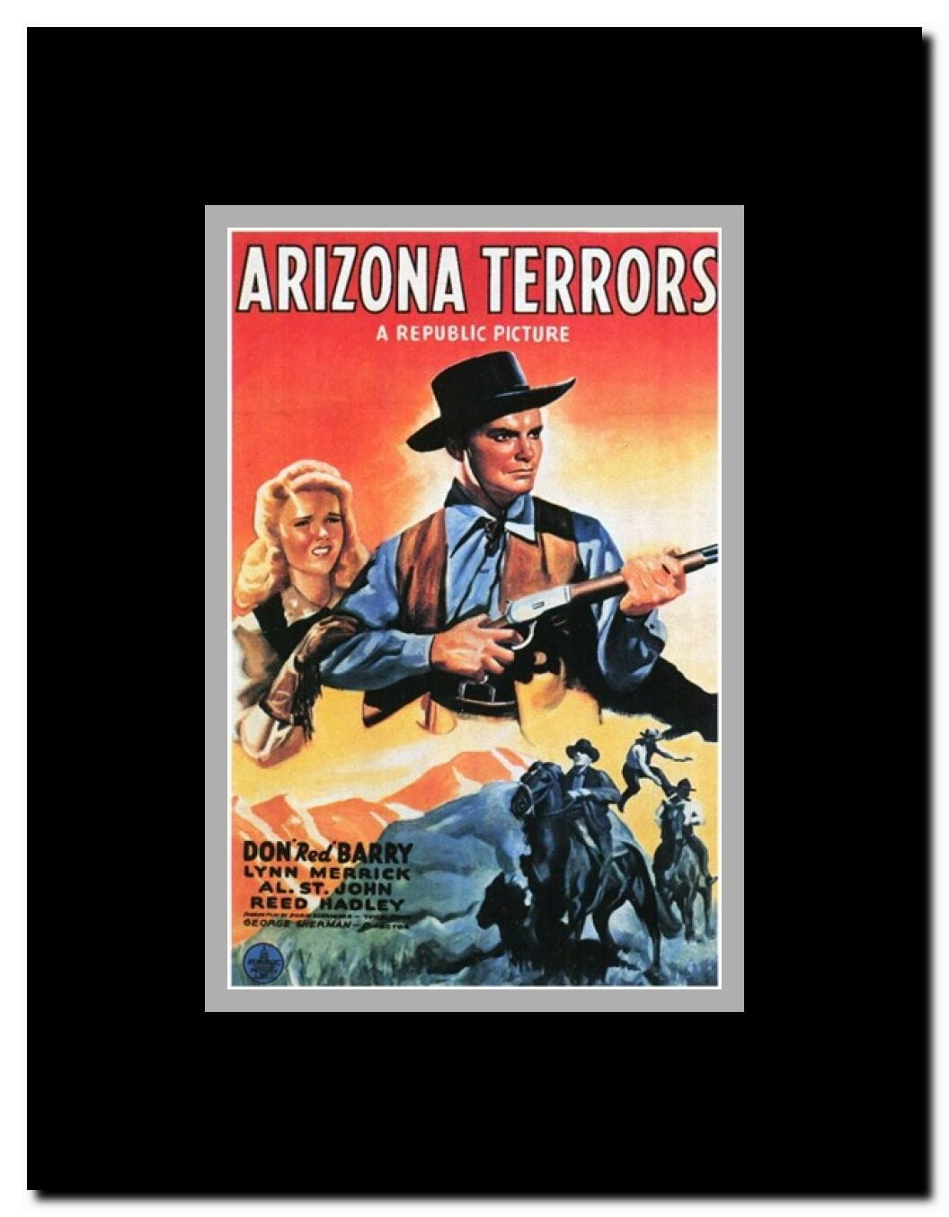 Arizona Terrors Framed Movie Poster