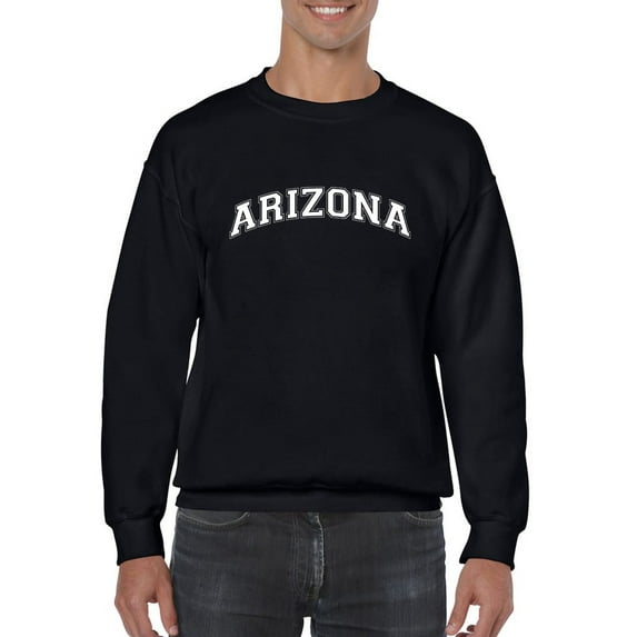 Arizona Text Men Sweatshirt, Male 5X-Large