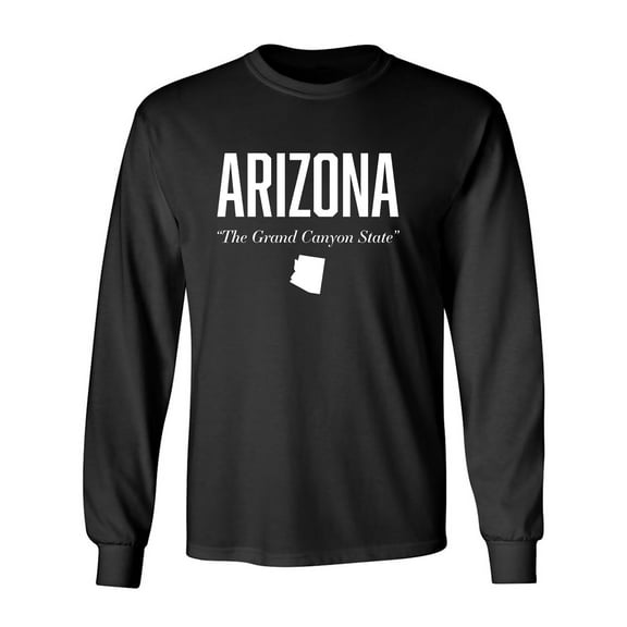 Arizona The Grand Canyon State Adult Long Sleeve T-shirt