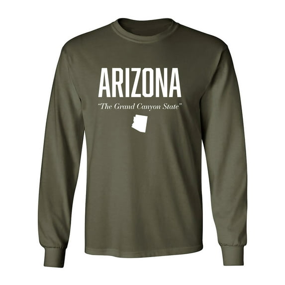 Arizona The Grand Canyon State Adult Long Sleeve T-shirt