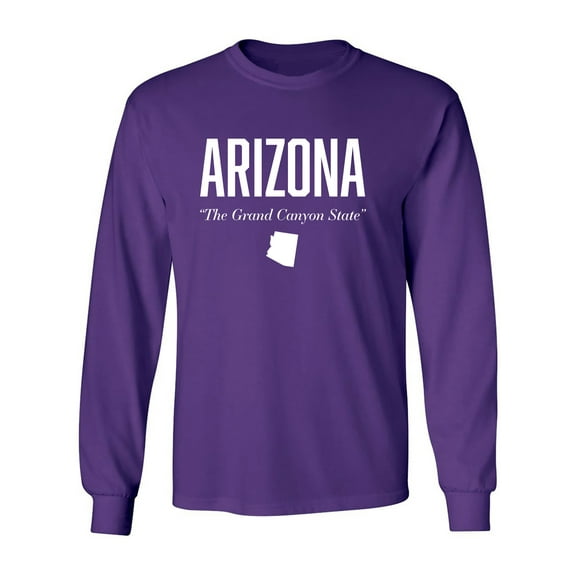 Arizona The Grand Canyon State Adult Long Sleeve T-shirt