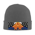thumbnail image 1 of Arizona Thin Blue Line Flag Beanie Hat Men Women Warm Printed Cap Knit Beanies Hats Outdoor Winter Deep Heather, 1 of 6