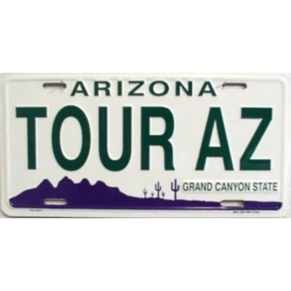 Arizona Tour AZ License Plate