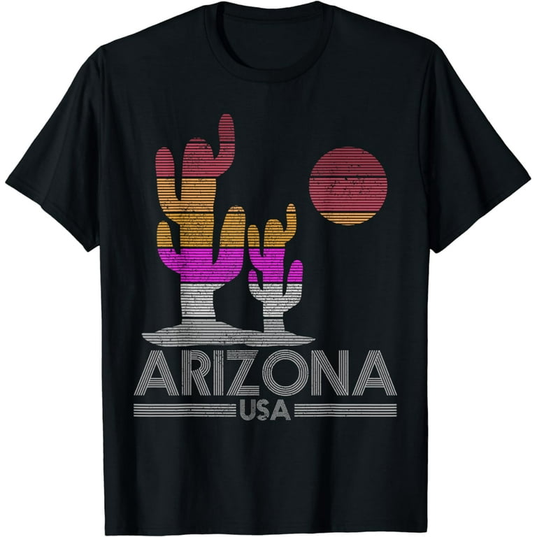Arizona T-Shirt - Vintage Retro Cactus Shirt Gift Arizona T-Shirt - Vintage Retro Cactus Shirt Gift