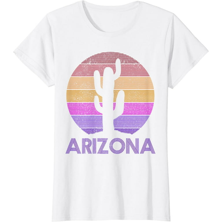 Arizona T-Shirt - Vintage Retro Cactus Shirt Gift Arizona T-Shirt - Vintage Retro Cactus Shirt Gift