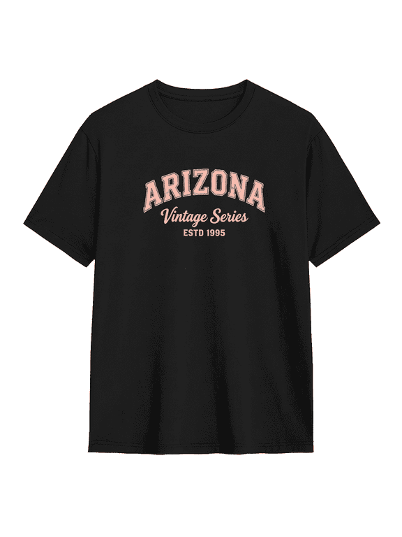 Arizona Vintage Series 1995 Vintage Graphic Tee for Men and Women, Family Gift Road Trip Cotton Short Sleeves T-Shirt