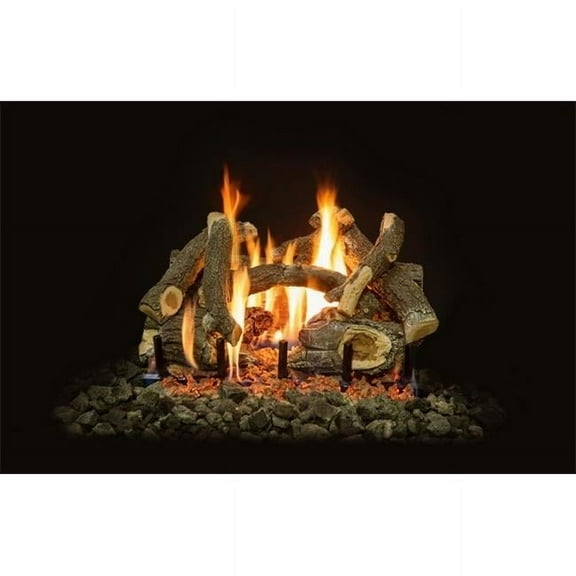 Arizona Weathered Oak Charred Logs, 24 in.