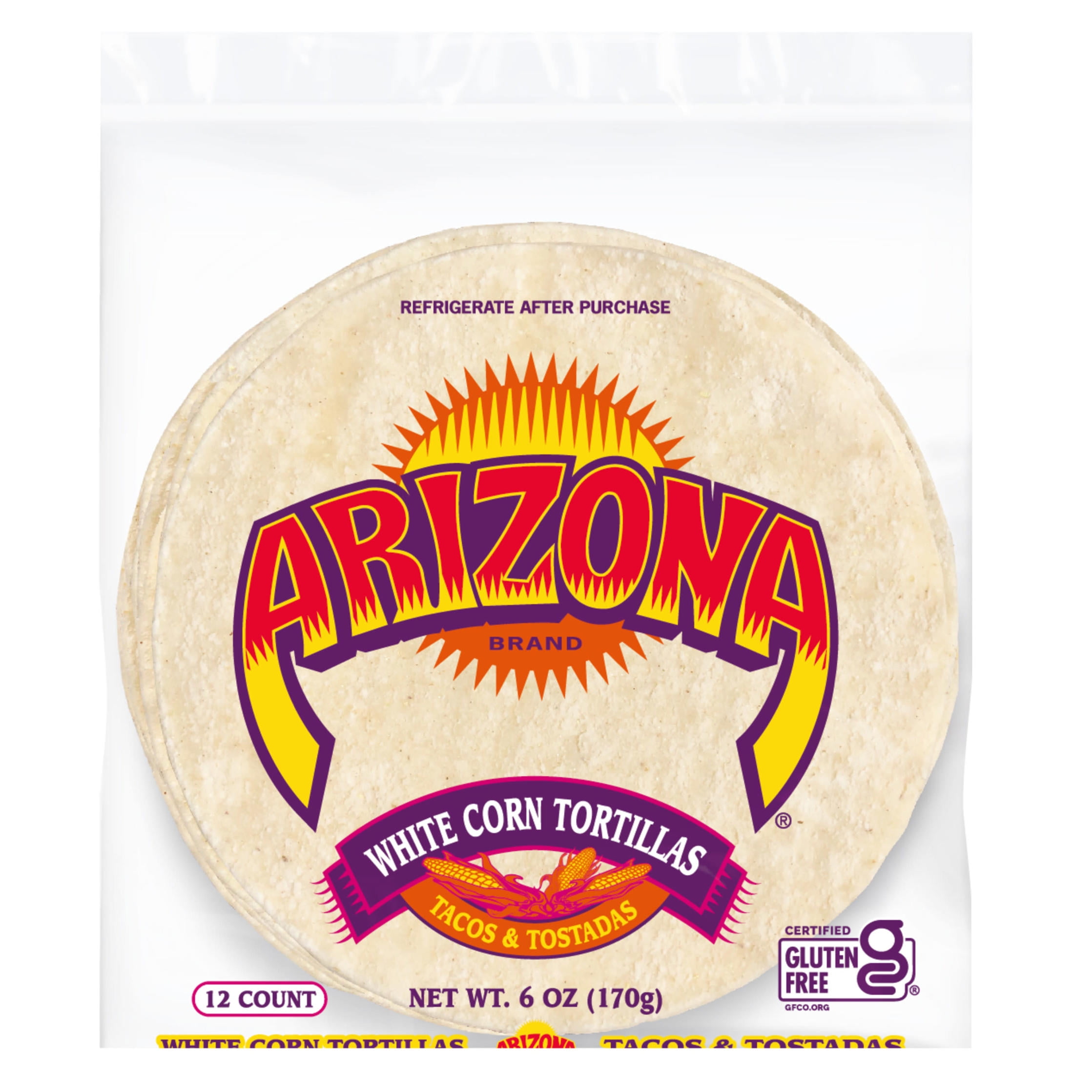 Arizona White Corn Tortillas, 12 Count
