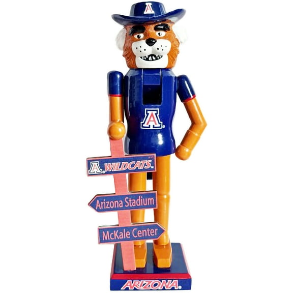 Arizona Wildcats 12" Mascot Nutcracker