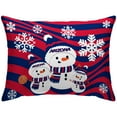 thumbnail image 1 of Arizona Wildcats 20'' x 26'' Holiday Snowman Bed Pillow, 1 of 2