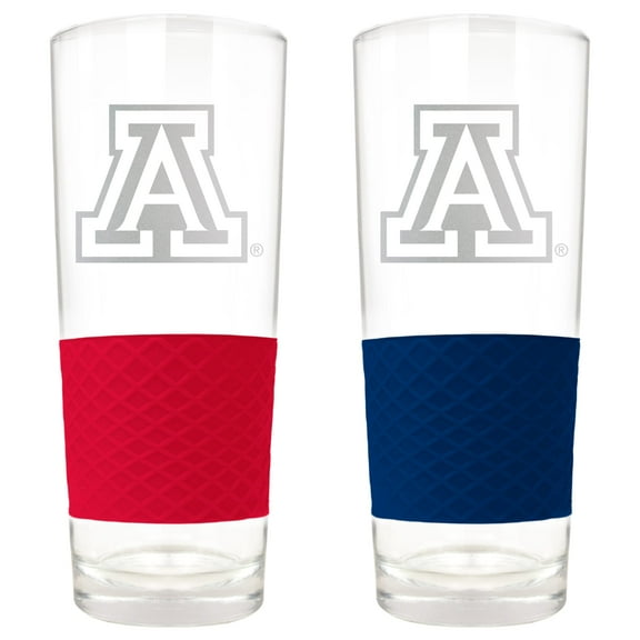 Arizona Wildcats 22oz. Logo Score Pint Glass Two-Piece Set