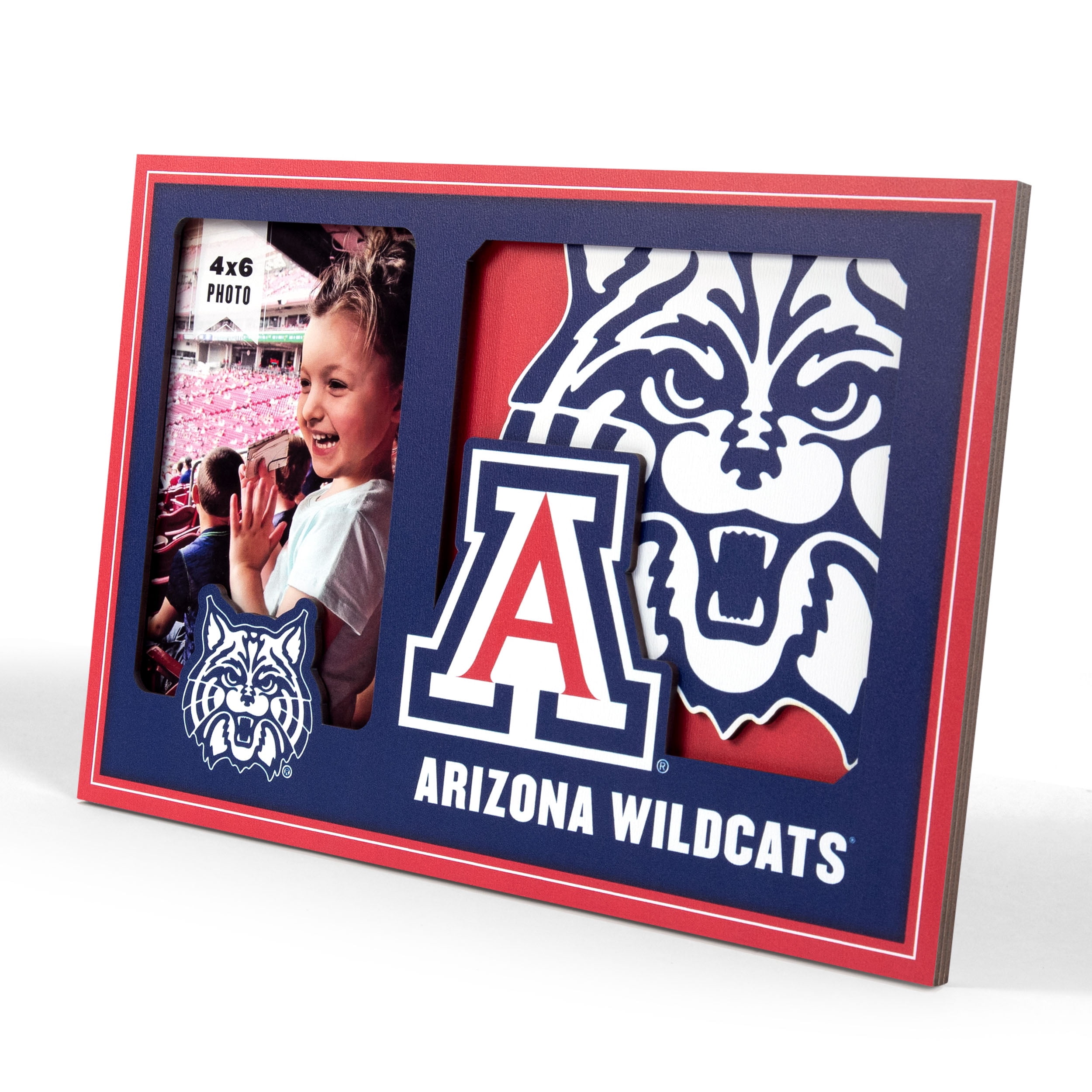 Arizona Wildcats 3D Logo Picture Frame