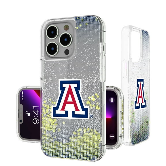 Arizona Wildcats Linen Logo iPhone Glitter Case