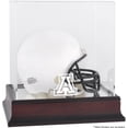 thumbnail image 1 of Arizona Wildcats Mahogany Logo Mini Helmet Display Case with Mirror Back, 1 of 1