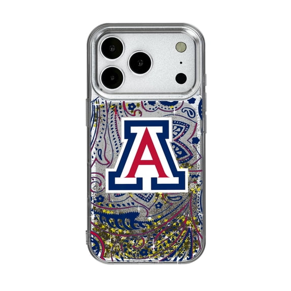 Arizona Wildcats iPhone Glitter Paisley Design Case