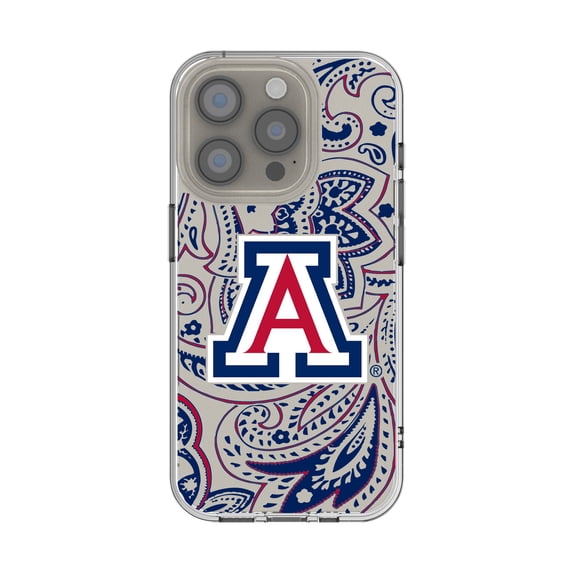 Arizona Wildcats iPhone Paisley Design Clear Case