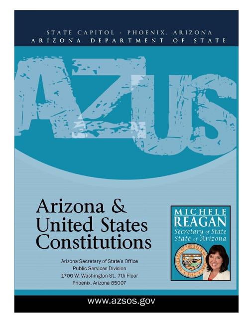 Arizona and United States Constitution (Paperback) - Walmart.com