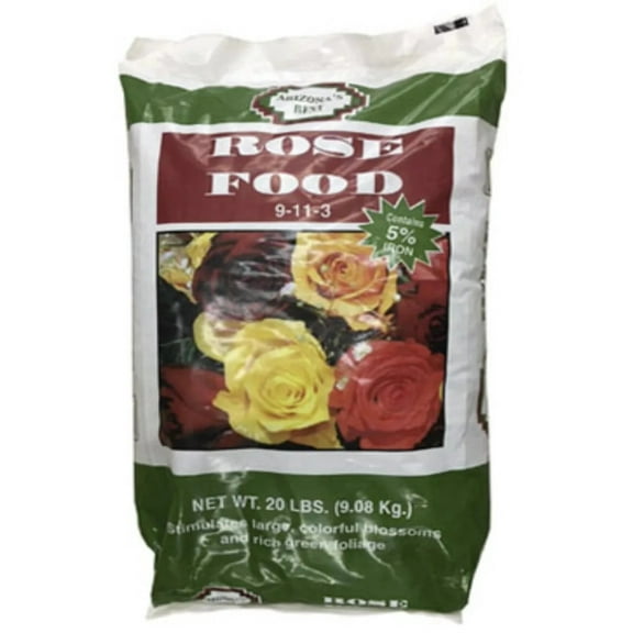 Arizona's Best AZB10071 20 LB Bag of 9-11-3 Rose Food Fertilizer