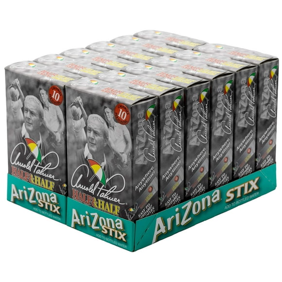 Arizona tea, Arnold Palmer Mix Stix, Half Iced Tea & Half Lemonade, 10 stix, 1.2 Oz (Pack of 12)