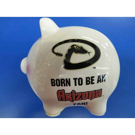 Arizond Diamondbacks MLB Baseball Gift Rare Collectible Born Ceramic Piggy Bank
