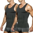 thumbnail image 1 of Arjen Kroos Mens Compression Shirt Slimming Muscle Tank Top Shapewear Body Shaper Undershirts for men, 1 of 12