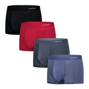 ARJEN KROOS Mens Ice Silk Modal Underwear Mesh Trunk Boxer Briefs for Men