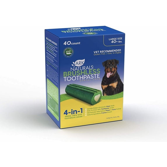 Periodiontax Toothpaste Ark Naturals Brushless Toothpaste, Large Breed Dog Dental Chews ...