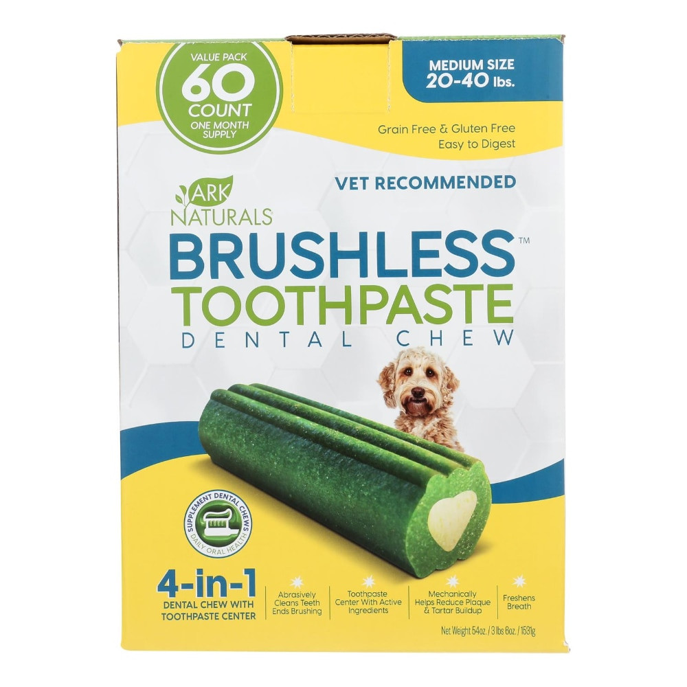 Ark Naturals Brushless Toothpaste Extreme Clean for Medium Dogs 60
