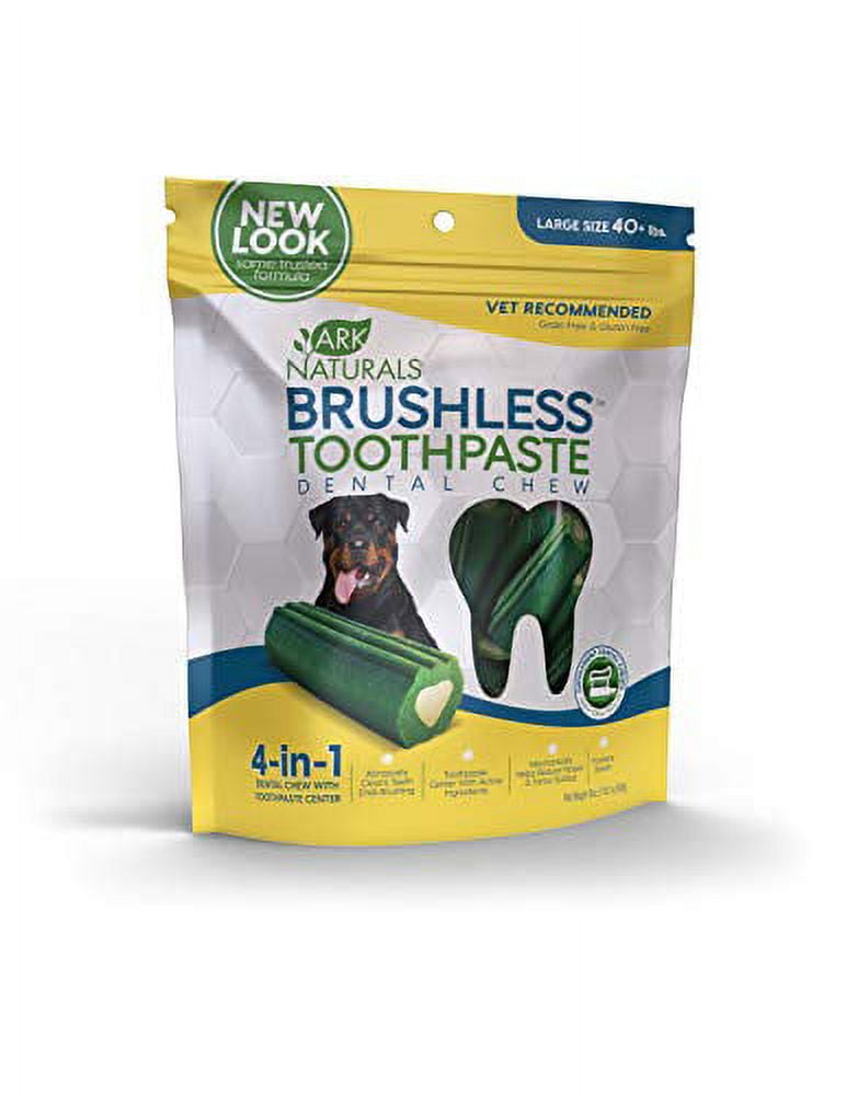 Ark Naturals Brushless Toothpaste, Vet Natural Dental Chews