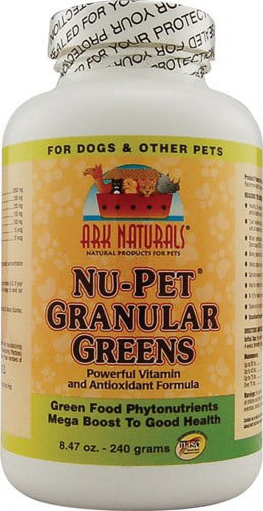 Ark Naturals Nu-Pet Granular Greens Vitamin And Antioxidant Senior Dog  Formula 8.47 Oz