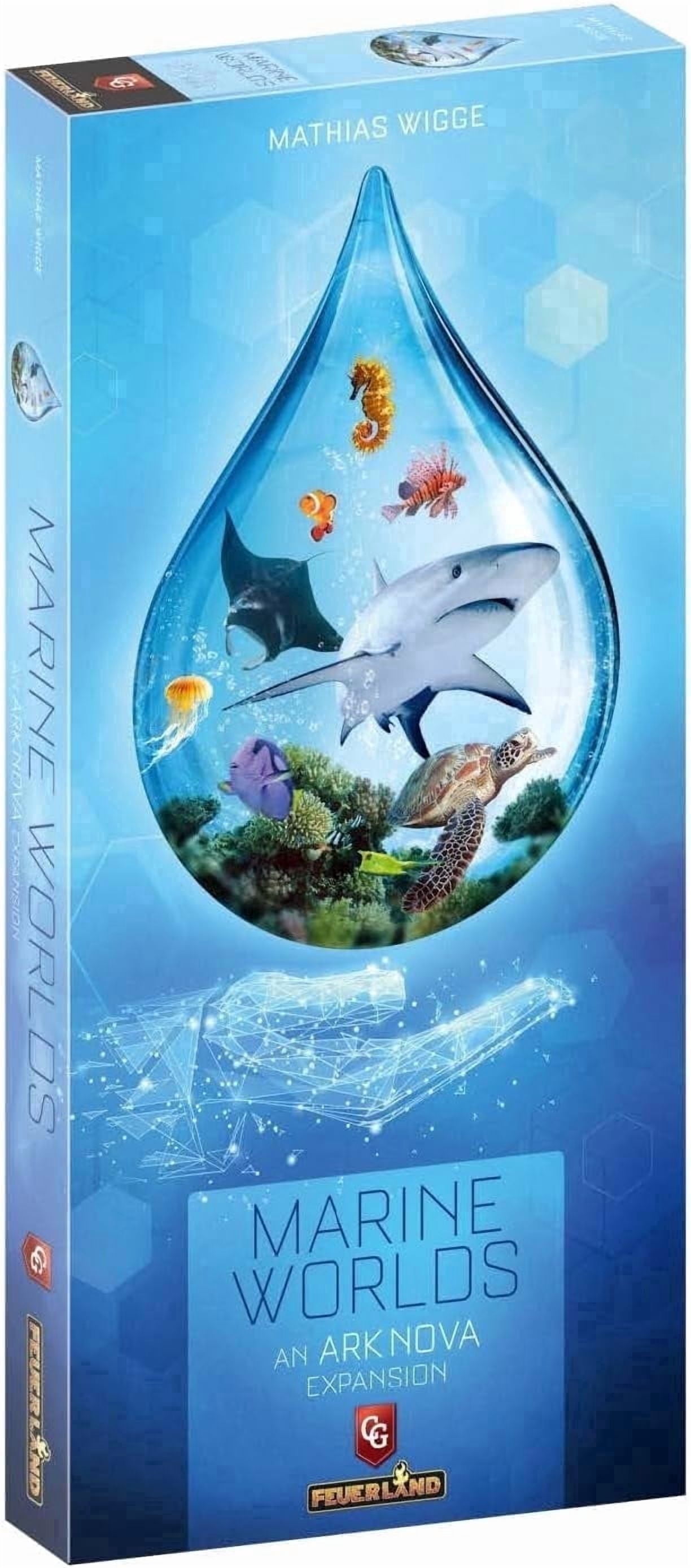 Capstone Games Ark Nova: Marine Worlds Strategy Board Game Expansion, 1-4 Players