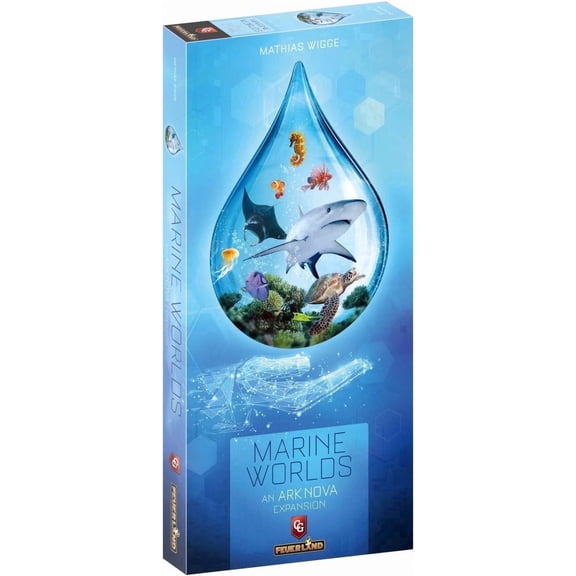 Capstone Games Ark Nova: Marine Worlds Strategy Board Game Expansion, 1-4 Players