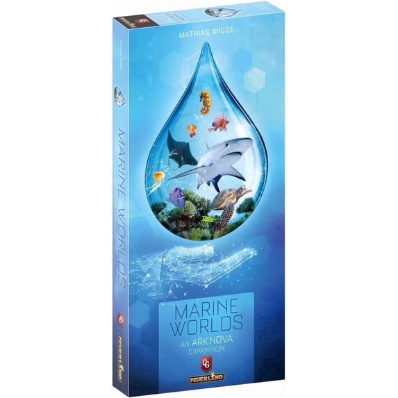 Capstone Games Ark Nova: Marine Worlds Strategy Board Game Expansion, 1-4 Players