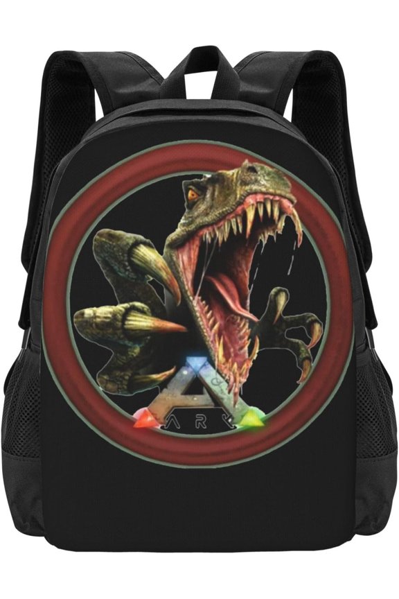 Ark Survival Backpack, Backpack Large Capacity Leisure Travel Backpack Book Bag Outgoing Daypack 12.5x5.5x16.5 inch