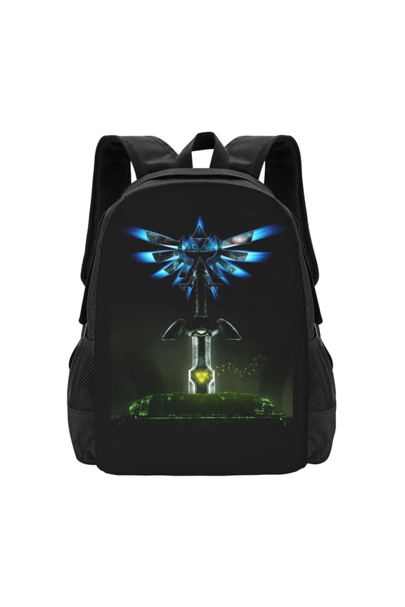 Ark Survival Evolved Backpack Cartoon Anime Backpack 16inch Backpacks Laptop Travel Daypack, Black