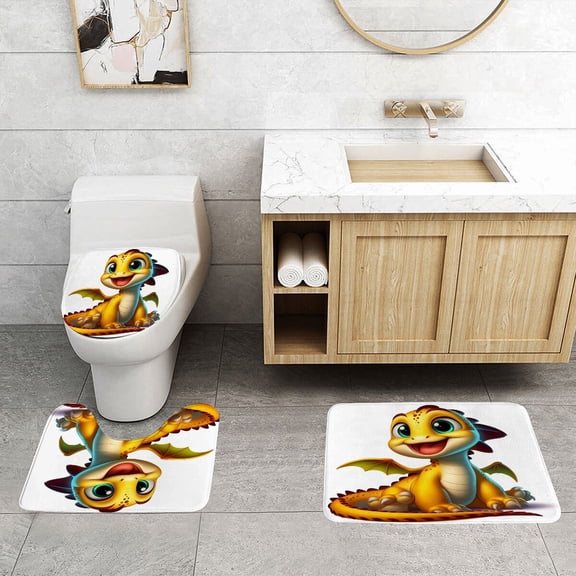 Ark Survival Evolved Classic Three Piece Set With Water Absorption And Anti Slip Properties