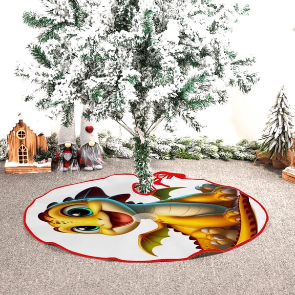 Ark Survival Evolved themed Christmas Tree Skirt 48inch premium collectible decor