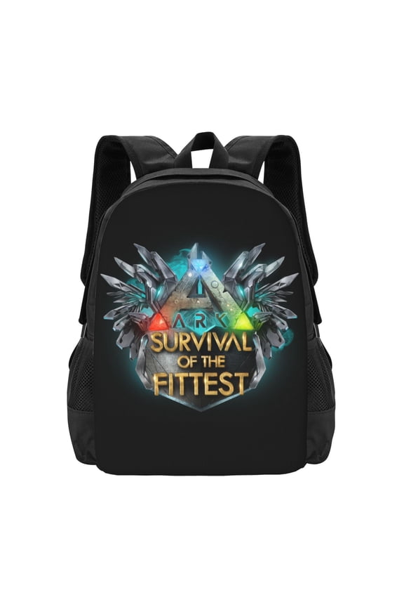 Ark Survival EvolvedLaptop Backpack College School Travel Daypack 2 Compartment Basic Bag Shoulders Rucksack