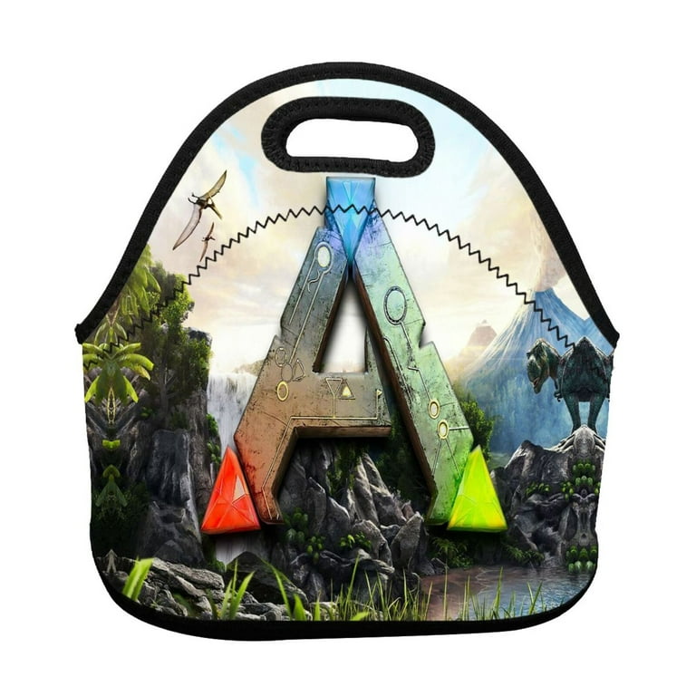 Ark Survival Neoprene Insutated Lunch Bag Cute Cartoon Lunch Box