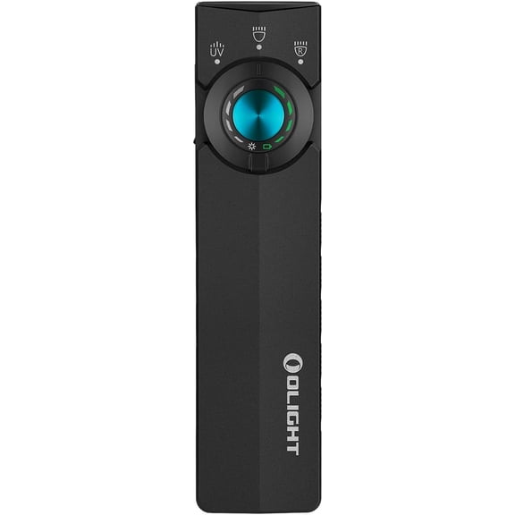 ArkPro Lite Flat Pocket , Rechargeable Portable 1200 Lumens with White LED, Red Light, and UV Light, Triple Sources for Pet Urine Detection, Camping, Emergency, Working (Matte Black)