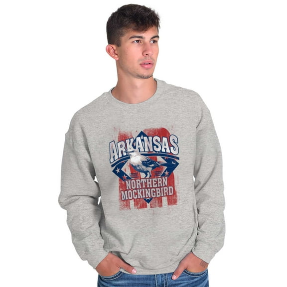 Arkansas AR Official State Bird Cool Sweatshirt for Men or Women Brisco Brands X