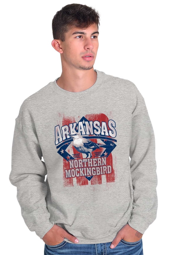 Arkansas AR Official State Bird Cool Sweatshirt for Men or Women Brisco Brands X