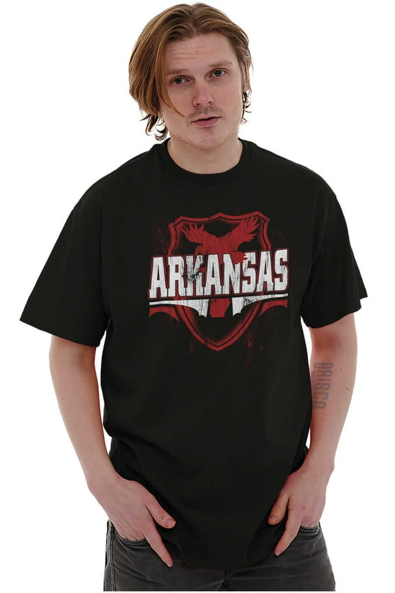 Arkansas AR Pride Gameday Spirit Cool Men's Graphic T Shirt Tees Brisco Brands M